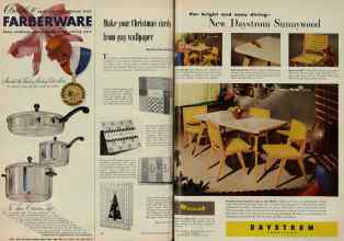 Better Homes & Gardens December 1951 Magazine Article: Page 36