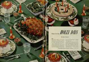 Better Homes & Gardens December 1951 Magazine Article: Page 72