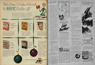 Better Homes & Gardens December 1951 Magazine Article: Page 176