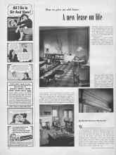 Better Homes & Gardens January 1952 Magazine Article: A new lease on life