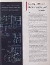 Better Homes & Gardens January 1952 Magazine Article: Is a big, old house the best buy for you?