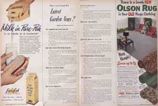 Better Homes & Gardens January 1952 Magazine Article: Page 20