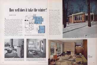 Better Homes & Gardens January 1952 Magazine Article: How well does it take the winter?