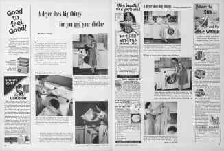 Better Homes & Gardens January 1952 Magazine Article: A dryer does big things for you and your clothes