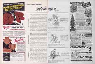 Better Homes & Gardens January 1952 Magazine Article: Now's the time to...