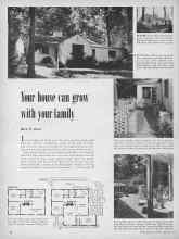 Better Homes & Gardens February 1952 Magazine Article: Your house can grow with your family