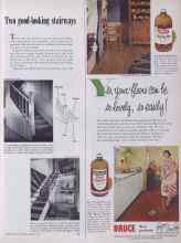 Better Homes & Gardens February 1952 Magazine Article: Two good-looking stairways