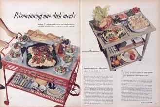 Better Homes & Gardens February 1952 Magazine Article: Prizewinning one-dish meals
