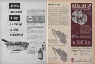 Better Homes & Gardens February 1952 Magazine Article: Page 144