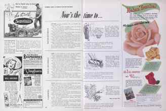 Better Homes & Gardens February 1952 Magazine Article: FEBRUARY GARDEN REMINDERS: Now's the time to...