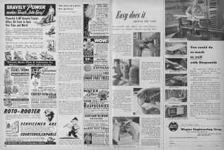 Better Homes & Gardens February 1952 Magazine Article: Page 186