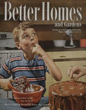 Better Homes & Gardens March 1952 Magazine Cover