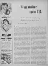 Better Homes & Gardens March 1952 Magazine Article: We can vaccinate against T.B.
