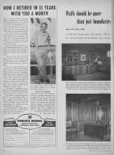 Better Homes & Gardens March 1952 Magazine Article: Walls should be more than just boundaries