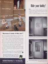 Better Homes & Gardens March 1952 Magazine Article: Hide your hobby!