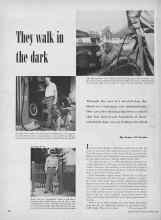 Better Homes & Gardens March 1952 Magazine Article: They walk in the dark
