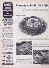 Better Homes & Gardens March 1952 Magazine Article: Moneysaving meals with 1 can of tuna