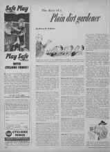Better Homes & Gardens March 1952 Magazine Article: The diary of a Plain dirt gardener