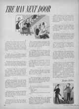 Better Homes & Gardens March 1952 Magazine Article: THE MAN NEXT DOOR