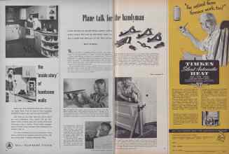 Better Homes & Gardens March 1952 Magazine Article: Plane talk for the handyman