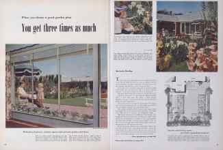 Better Homes & Gardens March 1952 Magazine Article: You get three times as much
