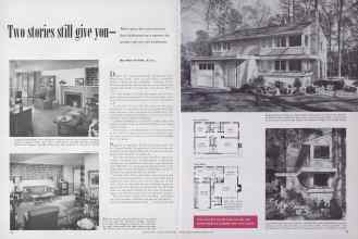 Better Homes & Gardens March 1952 Magazine Article: Two stories still give you