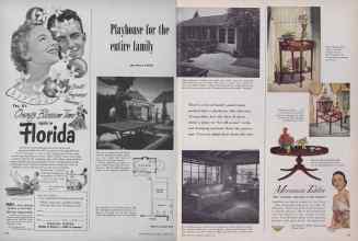 Better Homes & Gardens March 1952 Magazine Article: Playhouse for the entire family