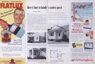 Better Homes & Gardens March 1952 Magazine Article: Here is how to handle a useless porch