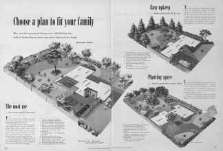 Better Homes & Gardens March 1952 Magazine Article: Choose a plan to fit your family