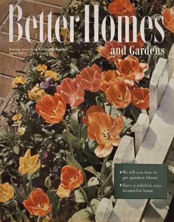 Better Homes & Gardens April 1952 Magazine Cover