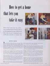 Better Homes & Gardens April 1952 Magazine Article: How to get a home that lets yon take it easy