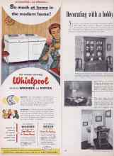 Better Homes & Gardens April 1952 Magazine Article: Decorating with a hobby