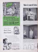 Better Homes & Gardens April 1952 Magazine Article: Make-it-yourself ideas