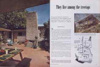 Better Homes & Gardens April 1952 Magazine Article: They live among the treetops