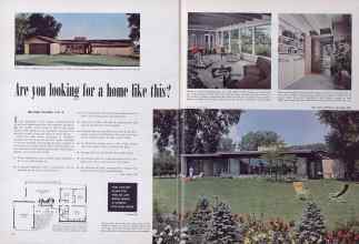 Better Homes & Gardens April 1952 Magazine Article: Are yon looking for a home like this?