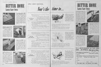 Better Homes & Gardens April 1952 Magazine Article: APRIL GARDEN REMINDERS