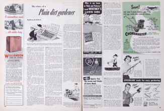 Better Homes & Gardens April 1952 Magazine Article: The diary of a Plain dirt gardener