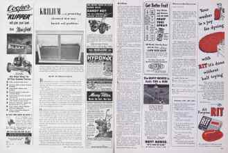 Better Homes & Gardens April 1952 Magazine Article: KRILIUM--a promising chemical that may banish soil problems