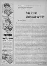 Better Homes & Gardens May 1952 Magazine Article: What became of the man I married?