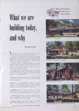 Better Homes & Gardens May 1952 Magazine Article: What we are building today, and why