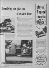 Better Homes & Gardens May 1952 Magazine Article: Remodeling can give you a low-cost home