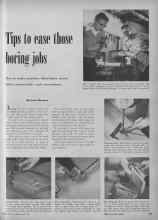 Better Homes & Gardens May 1952 Magazine Article: Tips to ease those boring jobs