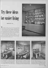 Better Homes & Gardens May 1952 Magazine Article: Try these ideas for easier living