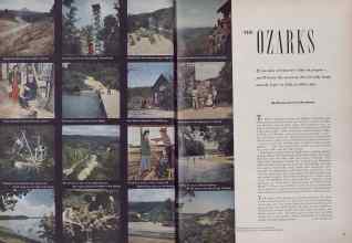 Better Homes & Gardens May 1952 Magazine Article: THE OZARKS