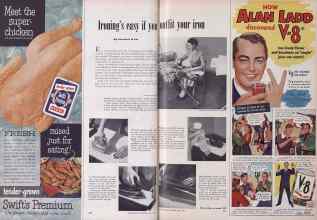 Better Homes & Gardens May 1952 Magazine Article: Ironing's easy if you outfit your iron