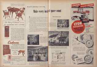 Better Homes & Gardens May 1952 Magazine Article: Make every inch of space count