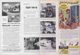Better Homes & Gardens May 1952 Magazine Article: The Family Car Engine tune-up