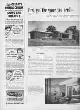 Better Homes & Gardens June 1952 Magazine Article: First get the space you need--the 