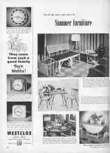 Better Homes & Gardens June 1952 Magazine Article: You'll like these new ideas in Summer furniture