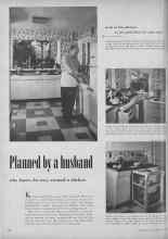 Better Homes & Gardens June 1952 Magazine Article: Planned by a husband who knows his way around a kitchen